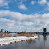 Winter's Kinderdijk van Petra Bos