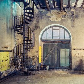 The abandoned spiral staircase