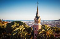 Barcelona - Skyline / Park Güell von Alexander Voss Miniaturansicht