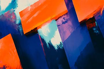 Abstract colour composition - Dynamic by Poster Art Shop