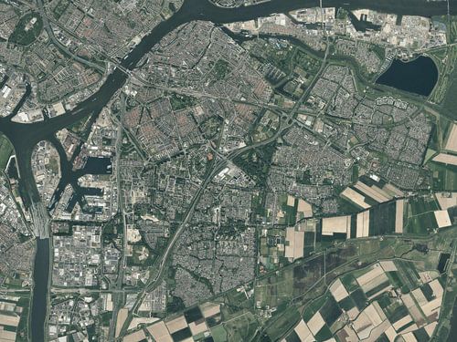 Luchtfoto van Dordrecht