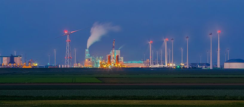 Centrale électrique de RWE, Eemshaven, Groningue par Henk Meijer Photography
