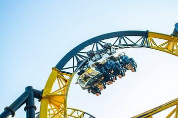 Roller coaster Lost Gravity upside down by Quintus Paul