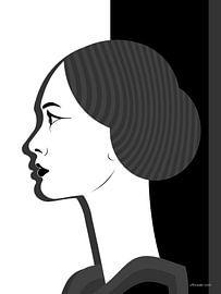 Woman With Shadow by Ton van Hummel (Alias HUVANTO)