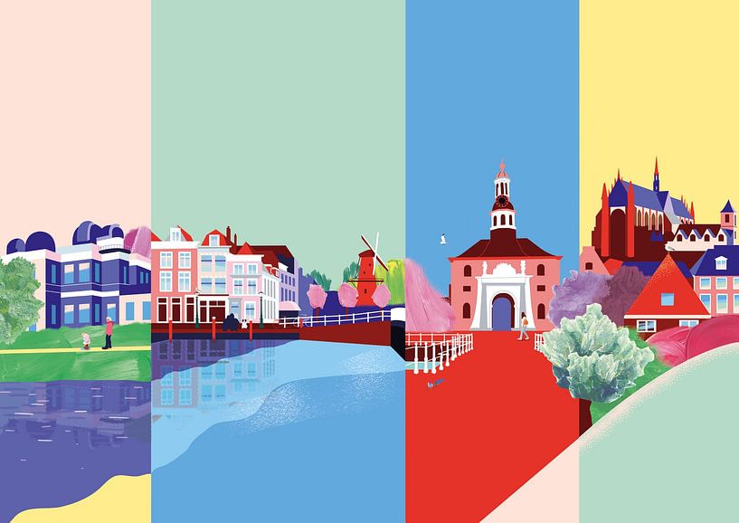 View of Leiden no.2 by Suzanne Allewelt