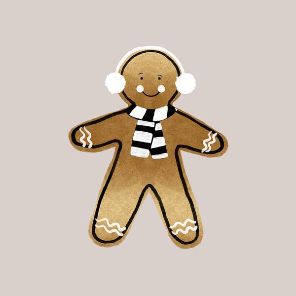 Xmas Gingerbread Man Ii by Orara Studio