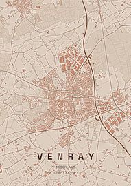 Stadtplan von Venray von Stef van Campen