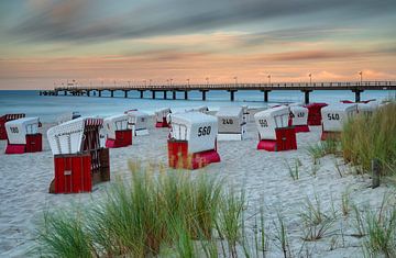 Fishing boats on the beach at Bansin by Markus Lange