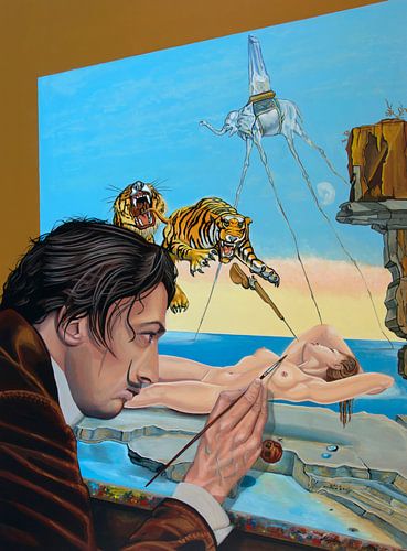 Salvador Dali Schilderij