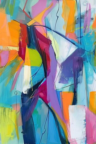 Bright Shapes by Eye catching paintings