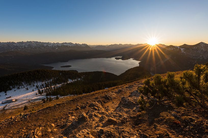 Sunset at Walchensee by Denis Feiner