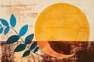 Geometrische Blätter von Poster Art Shop Miniaturansicht