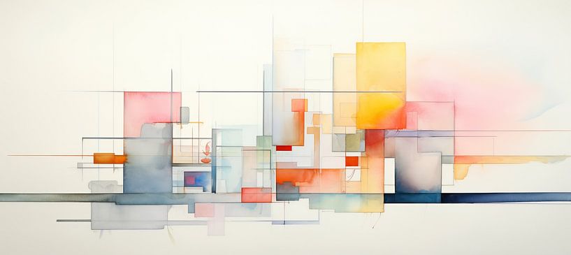 Moderne abstrakte Kunst 246963 von Abstraktes Gemälde