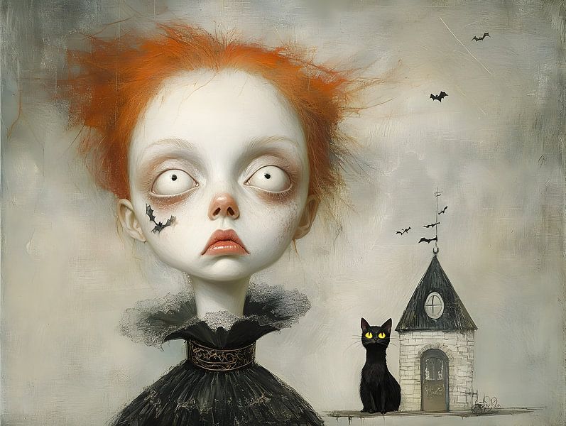 The horror cat house by Heike Hultsch
