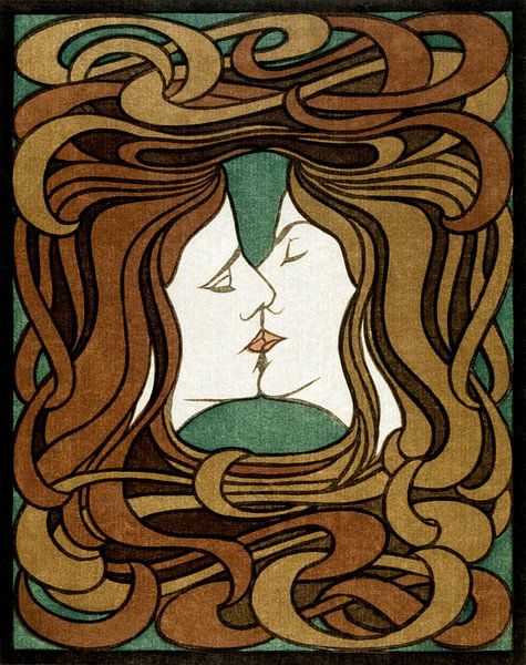 The Kiss (1898) by Moonheart Artworks