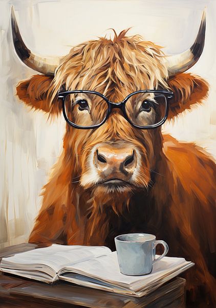 Highland cow Scottish cow Cows by Niklas Maximilian