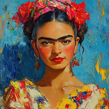 Frida "Verhalen in elke penseelstreek" van Niklas Maximilian