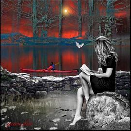 i follow you in deep sea  von therese zwaay