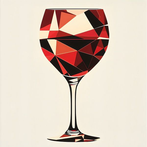 Geometric Toast by Lisa Bovenlander