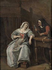 Jan Steen Die kranke Frau