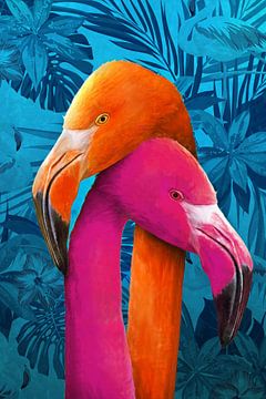 Flamingos by Jan Balthazar