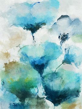 Blue flowers by Angel Estevez