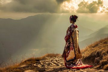 Japanese Geisha art by Egon Zitter