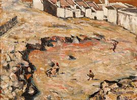 Harry Caldecott~The Cricket Match (quartier malais)