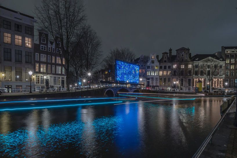 Amsterdam Lightfestival "Vincent van Gogh" van ina kleiman