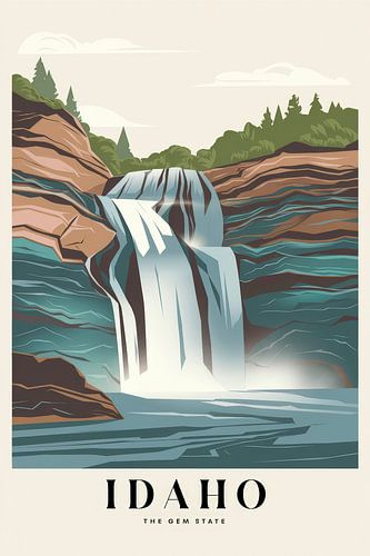 Idaho Vintage Reisposter