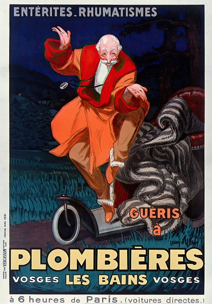 Jean d&#039;Ylen - Entérites rhumatismes guéris à Plombières les Bains, Vosges (1931) von Peter Balan