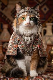 Berberkatze, Königin des Atlasgebirges. von Robert Jan Smit