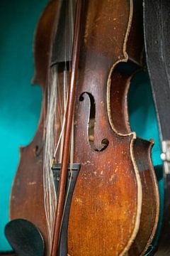 oude viool van Lisette Goudkade