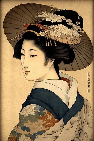 Enchanting Geisha, Harmony of Beauty by Peter Balan