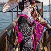 Carnaval in Venetië - Kostuums voor de gondels op het San Marcoplein van t.ART