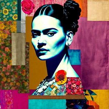 Motiv Frida - Collage 01 van Felix von Altersheim