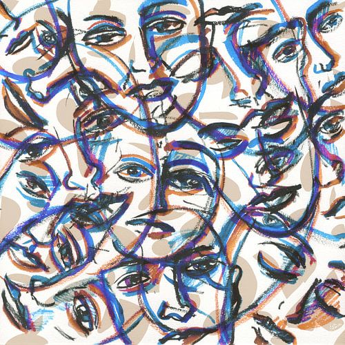 Menigte van ART Eva Maria