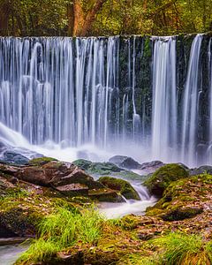 Wasserfall "Mazo de Meredo", Asturien, Spanien