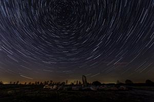 Cirkels in de nacht - sterrensporen van Karla Leeftink