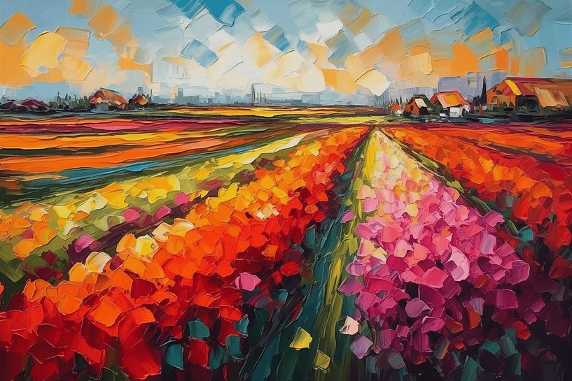 Fields of colour by Lisa Maria Digital Art 