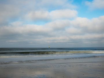 The Yellow Beacon In The Sea by Mr White Takes Pictures