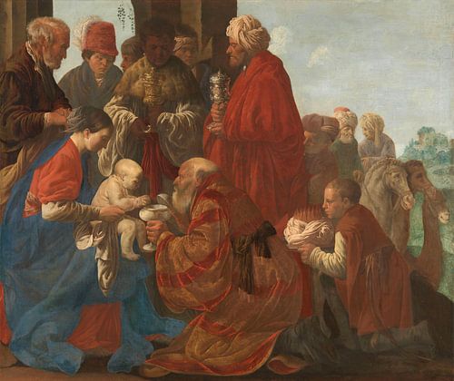 De aanbidding der koningen, Hendrick ter Brugghen, 1619