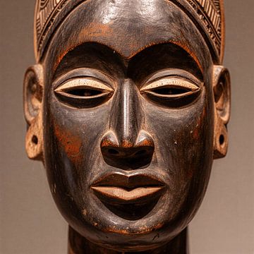 African Mask #1 by hakadesign