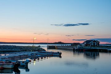 Pittoresk haventje in Zweeds Lapland van Reis Genie