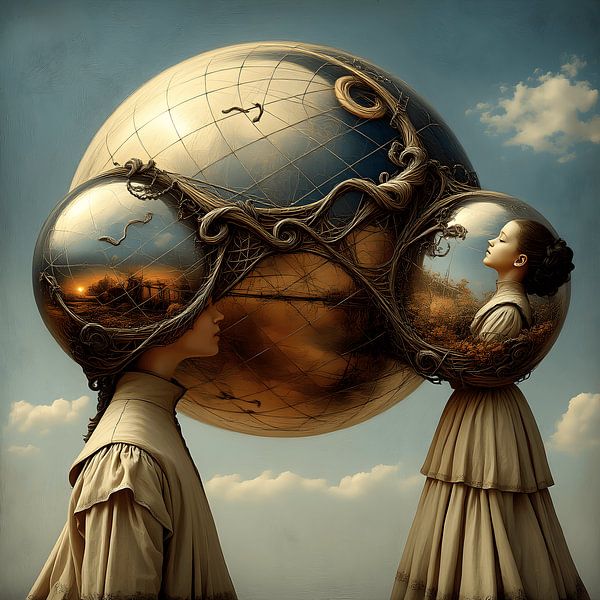 Connected in thought by Jolique Arte