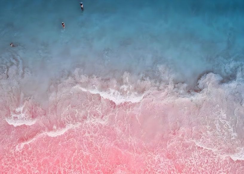Blue &amp;amp ; Pink Beaches par Gapran Art