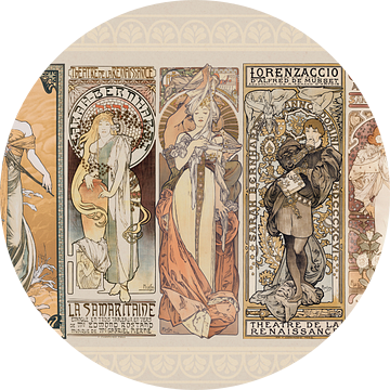 Art Nouveau Dames Alphonse Mucha van Andrea Haase