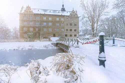 Wolfsburg Castle in the snow