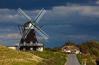 Die historische Windmühle auf Pellworm von Roland Brack Miniaturansicht