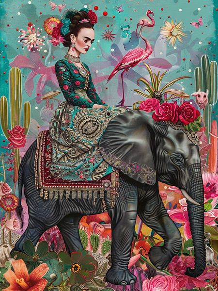 Surreal journey with Frida by Petra Dreiling-Schewe